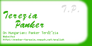 terezia panker business card